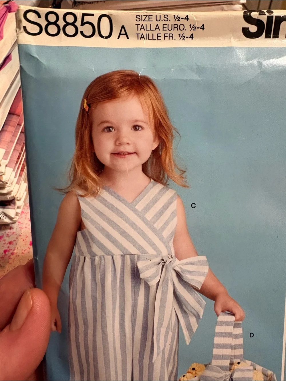 BN UNCUT 8850 A TODDLER SEWING PATTERNS DRESS JUMPER